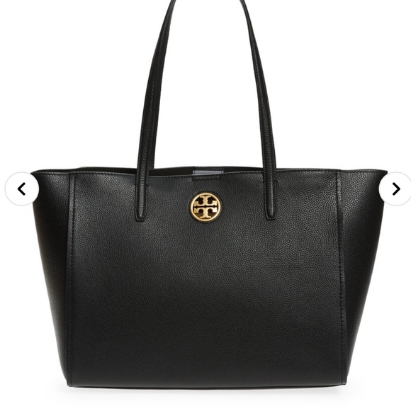 Tory Burch Carson Leather Tote - Picture 9 of 12